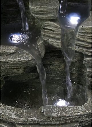 Фонтан Гранд-Каньйон Zen'light SCFR150, сірий, Кам'яний, 19 x 16 x 28 см