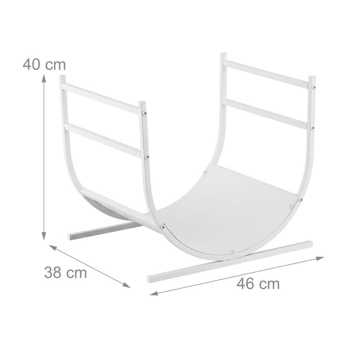 Сучасна полиця для дров Relaxdays U-подібної форми