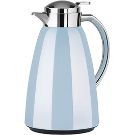 Термос Emsa Campo 1л з Quick Tip, блакитний | З нержавіючої сталі, 12 год тепла, 24 год холоду | Легке миття