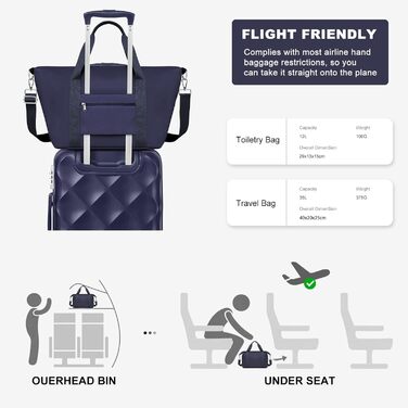 Набір валіз Sea Choice Hardshell 5шт: M, L, XL, + сумка та органайзер, TSA замок, 4 колеса, Рожеве золото (Dunkelblau)