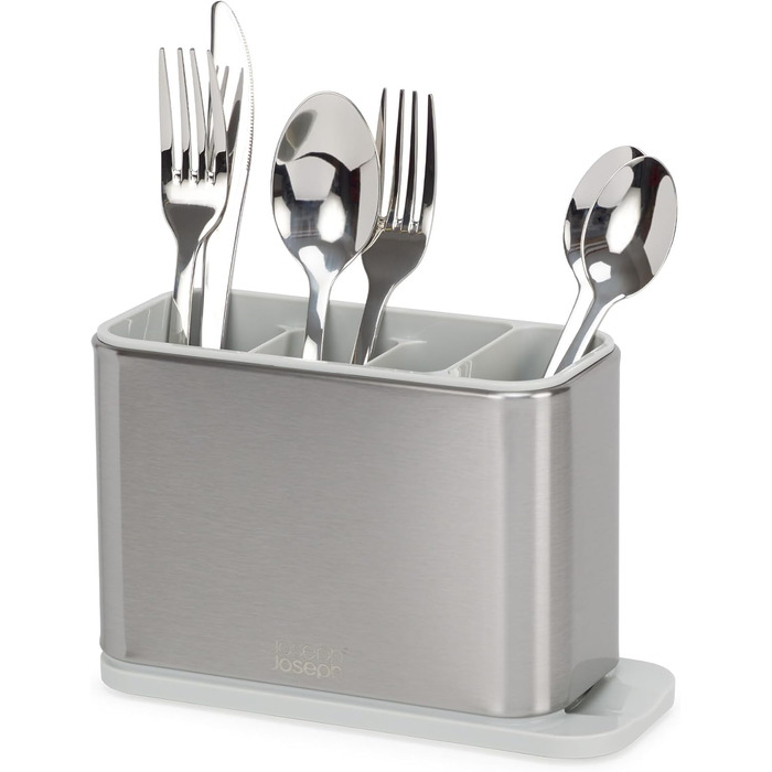 Стильний органайзер для столових приборів Joseph Joseph Surface, нержавіюча сталь, сірий