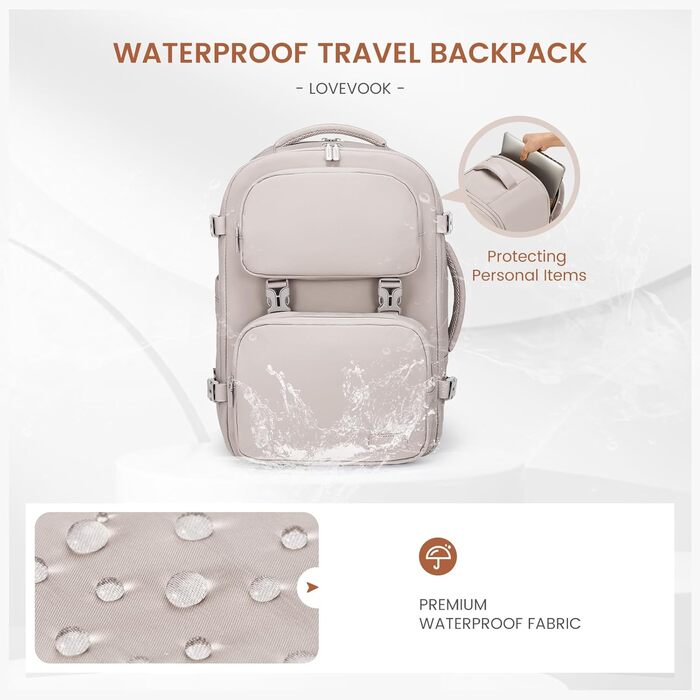 Рюкзак LOVEVOOK для подорожей: 40L, 17.3