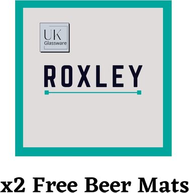 Склянка для пива Stella Artois Pint Roxley з золотистим обідком, 560 мл, 2 шт, Великобританія
