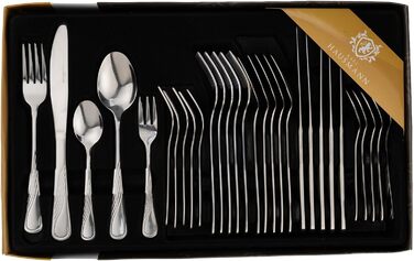 Набір столових приборів Karl Hausmann на 6 осіб (30 предметів) - нержавіюча сталь, для посудомийної машини