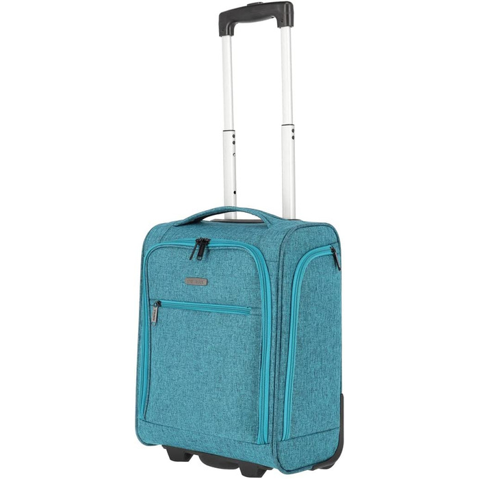 Ручна поклажа Travelite 2 колеса валіза з рідинами сумка відповідає стандарту IATA розмір бортового багажу, серія багажу нижня частина салону компактний візок для м'якого багажу, 090225-04, 28 літрів, (бензин, 43 см)