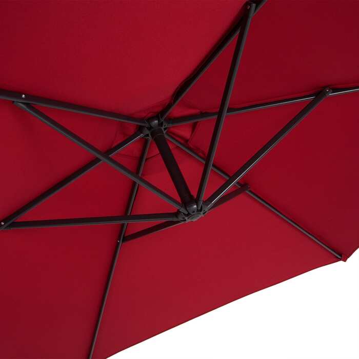 Консольна парасолька Red Alu Ø300см Захист від ультрафіолету 50+