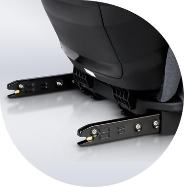 Автокрісло Nukido 15-36 кг для дітей 4-12 років, ISOFIX, регулювання підголівника та кута нахилу, сірого кольору