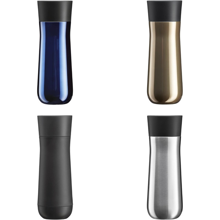 Термокружка WMF Impulse 350 мл, коричнева: автоматичний клапан, отвір 360°, зберігає тепло 8 год, холод 12 год