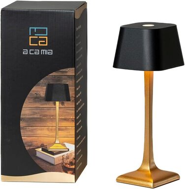 LED-лампа A CA MIA настільна, перезарядна, бездротова, з регулюванням яскравості, ідеальна для робочого столу, спальні, як нічник та для декору