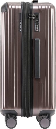 Набір валіз Münicase M816 TSA: 3 шт. (Coffee), з TSA-замком, телескопічним ручками та жорстким корпусом