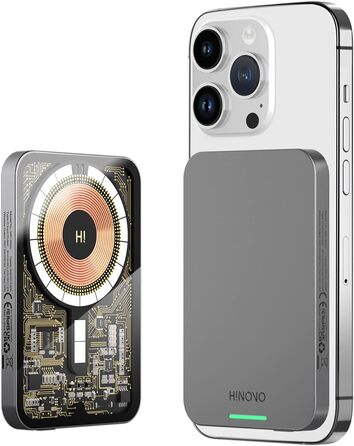 Вт, USB-C, металевий дизайн, 5000 мАг для iPhone 16-12 (Cyberpunk), 20