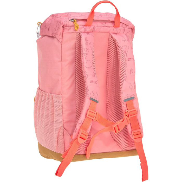 Дитячий туристичний рюкзак Рюкзак дитячий з нагрудним ременем М'які плечові лямки водовідштовхувальний, 14 літрів/великий відкритий рюкзак (рожевий, комплект з дитячим рюкзаком)
