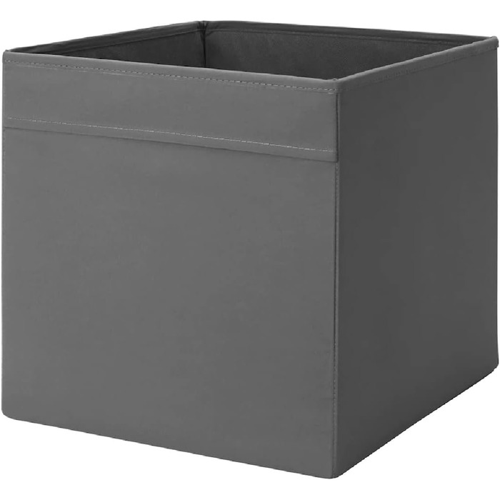 Коробка для зберігання, полиця, органайзер, оксамитова тканина, темно-сірий, 33 x 38 см, 4 шт.