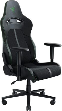 Геймінговий крісло Razer Enki X - комфорт на весь день (підтримка попереку, широке сидіння, оптимізована щільність, нахил до 152°) Зелений | Стандарт