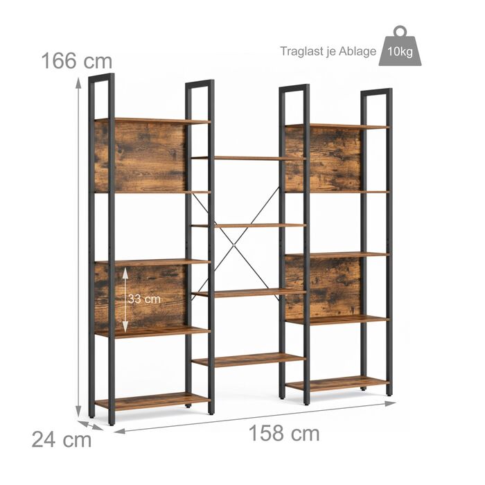 Промислова полиця Relaxdays з 14 ящиками