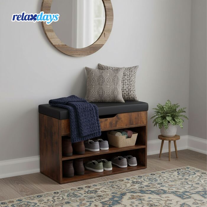 Сховище для взуття Relaxdays з місцем для зберігання