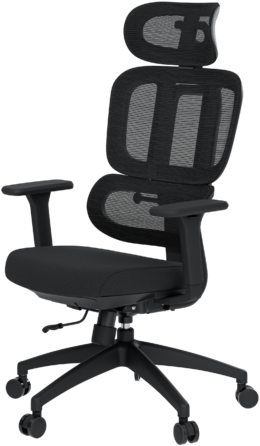 Крісло офісне OfficePro Skyline OC580-B-B-B