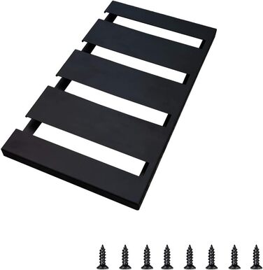 Тримач для келихів SIMVE під шафу, 41.9 см, нержавіюча сталь, для винних келихів, настінний, органайзер, чорний, 4 ряди