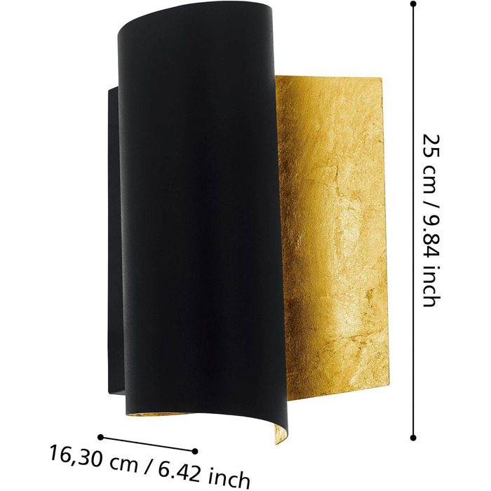 Настільна лампа EGLO Barbotto: стильна металева лампа з вимикачем, цоколь GU10 | EGLO