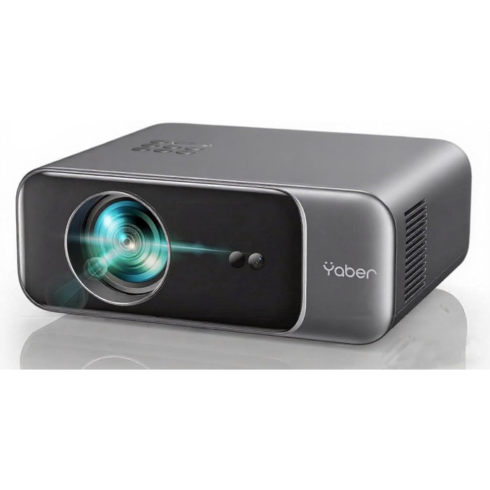 YABER Проектор для дому, 1080P Full HD, підтримка 4K, автофокус та корекція Keystone (висока яскравість)