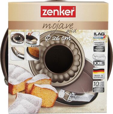 Форма для випічки Zenker 7352 Mojave Gold, Ø 26 см, Made in Germany