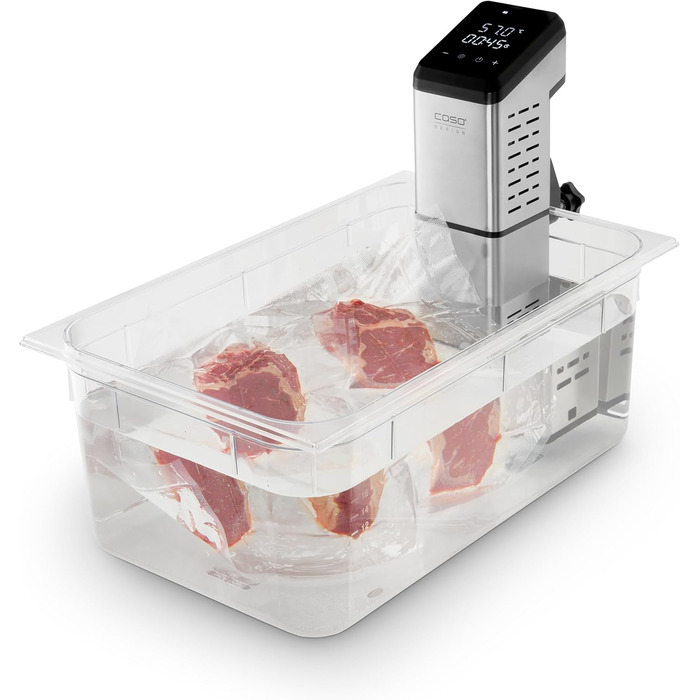 CASO SV400 Sous Vide Stick - Тест-переможець, для контейнерів до 20л, IPX7, компактний дизайн