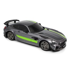 Модель автомобіля Mercedes-AMG GT Pro (1:24) CMJ – радіокерування, офіційна ліцензія, робочі фари, сірий колір