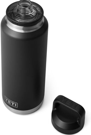 Термос YETI Rambler з кришкою Chug, 1.3 л, чорний
