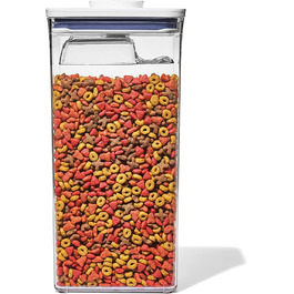 OXO Good Grips Pet POP Контейнер для корму тварин – 4,2 л з лопаткою | Ідеально для собак до 1,8 кг або котів до 1,6 кг | Герметичний, BPA-free