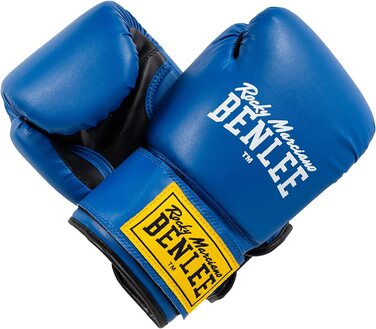 Боксерські рукавички Бенлі Роккі Марчіано Родні 8 унцій синього / чорного кольору
