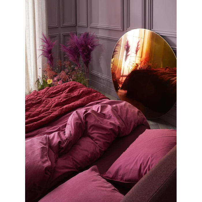 Плед Billie Uni Polyester, 150x200 см, вишневий