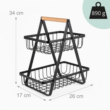 Підставка для квітів Relaxdays з 2 ярусами