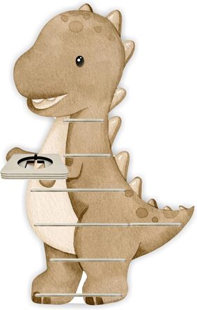 Поличка для музичних скриньок Farbklecks Collection Dino коричнева