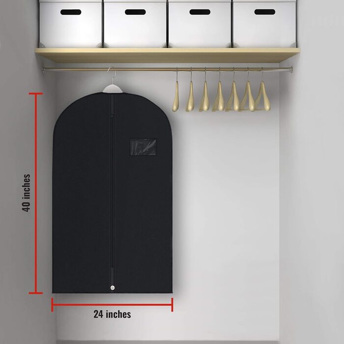 Чохли для одягу на вішалку - 6 шт. (60