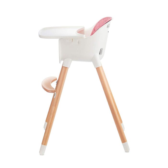 Дитячий стільчик Kinderkraft Sienna 2 в 1 (рожевий), від 6 місяців до 4 років