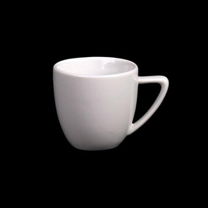 Стакан для кави/капучино Holst Porzellan CF 003 ConForm білий, 8x8x7,2 см, 6 шт. (0,21 л, набір UTA)