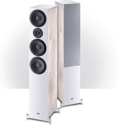 Смуговий підлоговий динамік HiFi, , білий, 700, 3-