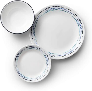 Стійкий до відколів, посуд Ocean Blues, скляний посуд, 1134331 6 шт.