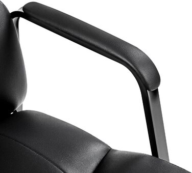 Крісла для офісу та конференцій Yaheetech (4 шт.) - чорні, без роликів