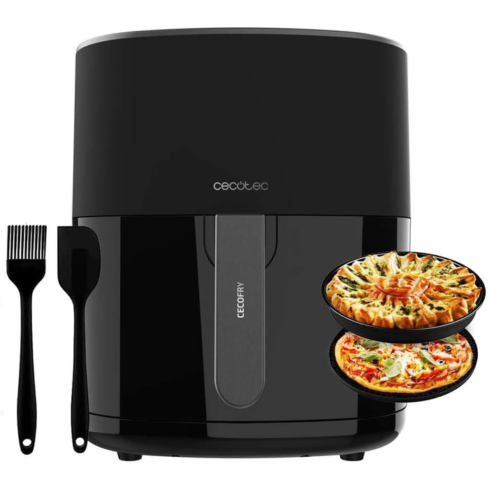 Фритюрниця без олії Cecotec Cecofry 6000 Full, 6 л, 1700 Вт, PerfectCook, 12 режимів, чорний