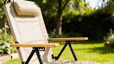 Міцний та зручний металевий садовий стілець для тераси та двору