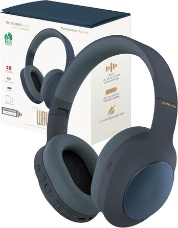 Накладні навушники SOUNDLIVING Wave Bluetooth Шумозаглушення 40 годин ігрового часу Висока якість звуку