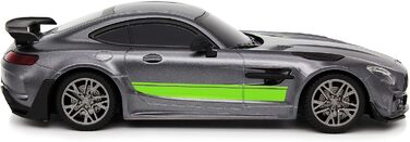 Модель автомобіля Mercedes-AMG GT Pro (1:24) CMJ – радіокерування, офіційна ліцензія, робочі фари, сірий колір