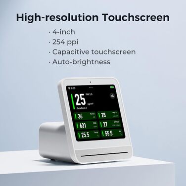 Монітор якості повітря Qingping Gen 2: PM2.5, CO2, PM10, температура, вологість, шум. Оновлений моніторинг та будильник