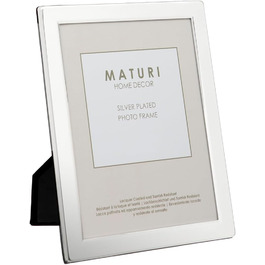 Рамка для фотографій Maturi, посріблена, 2,5 x 3,5 дюйма, 8 x 11 см
