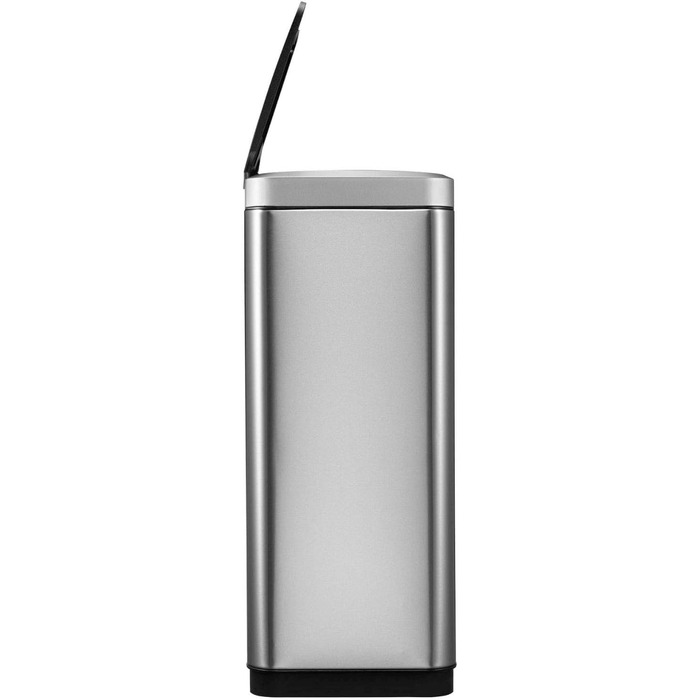 Відро для сміття EKO Sensor-Mülleimer 45 L з датчиком руху, нержавіюча сталь, Soft-Close, виймальний внутрішній відро, фіксація пакетів, антислід (Mirage, 30L)