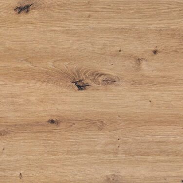 Ліжко дитяче Habitdesign Noa з 2 шухлядами, білий та дуб Nodi, 97x77x196 см (без ламелей)