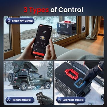 Портативна дизельна повітряна опалювальна установка 8kW з Bluetooth, 220-240V AC та 12/24V DC, 6л паливний бак, автоматичний старт/стоп, адаптивний режим, Toolbox Compact 2S