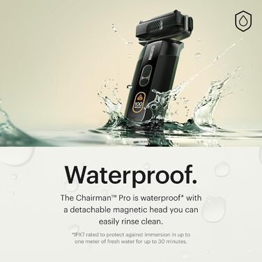 Електричний чоловічий триммер та бритва MANSCAPED® The Chairman™ PRO з SkinSafe® насадками та тримером для тіла