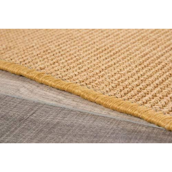 Сизалевий килим misento з 100 натурального волокна плоского тканого килима uni, (80 см х 250 см)
